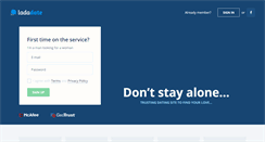 Desktop Screenshot of ladadate.com